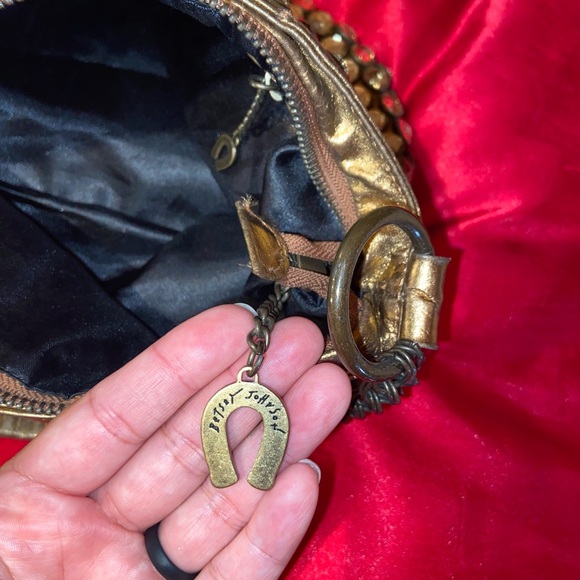 VINTAGE BETSEY JOHNSON RHINESTONE PURSE🧡 - Picture 13 of 14